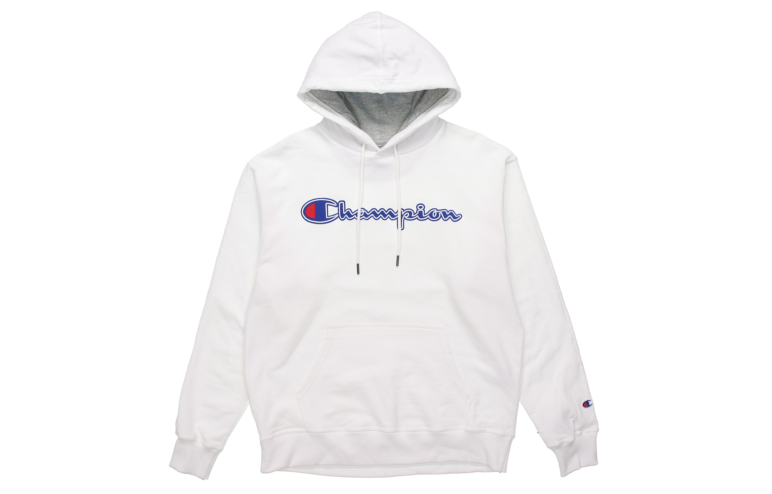 Champion Script Embroidered Hoodie White (Unisex US Version) GF89H-Y07416-WHC