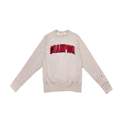 Champion Script Embroidered Pullover Hoodie Unisex Light Gray (US Edition) GF70-Y07987-1IC