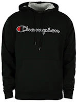 Champion Script Embroidered Pullover Sweatshirt Unisex Black (US Edition) GF89HY07416-HEI Champion Script Embroidered Pullover Sweatshirt Unisex Black (US Edition) GF89HY07416-HEI