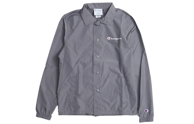 Champion Script Logo 灰色輕量教練夾克 男女款 美國版 C0126-BQ Buy Champion Script Logo 灰色輕量教練夾克 男女款 美國版 C0126-BQ