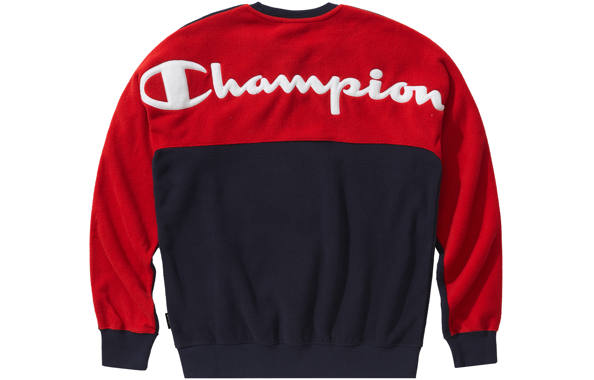 Champion Script Logo Colorblock Crewneck Sweatshirt Unisex EM-USW27