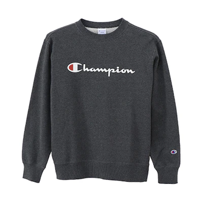 Champion Script Logo Crewneck Sweatshirt Japan Edition Unisex - Dark Grey C3-H004-089