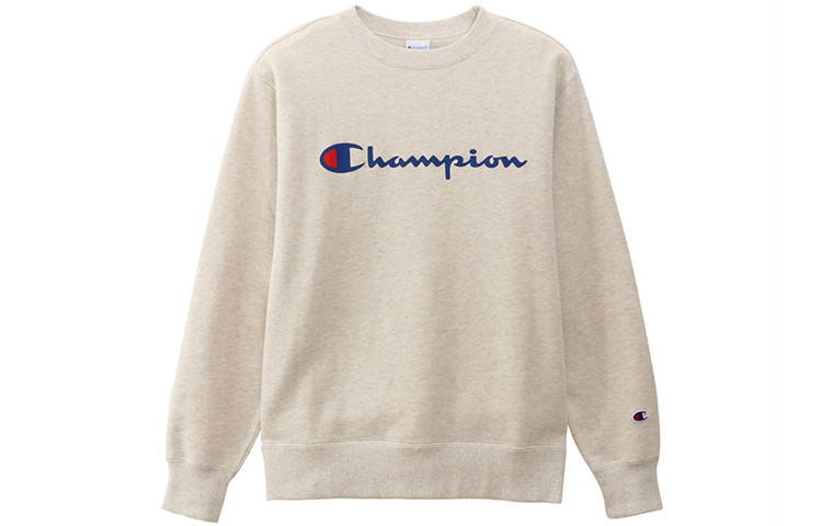 Champion Script Logo Crewneck Sweatshirt Japan Edition Unisex Off-White C3-Q002-M104