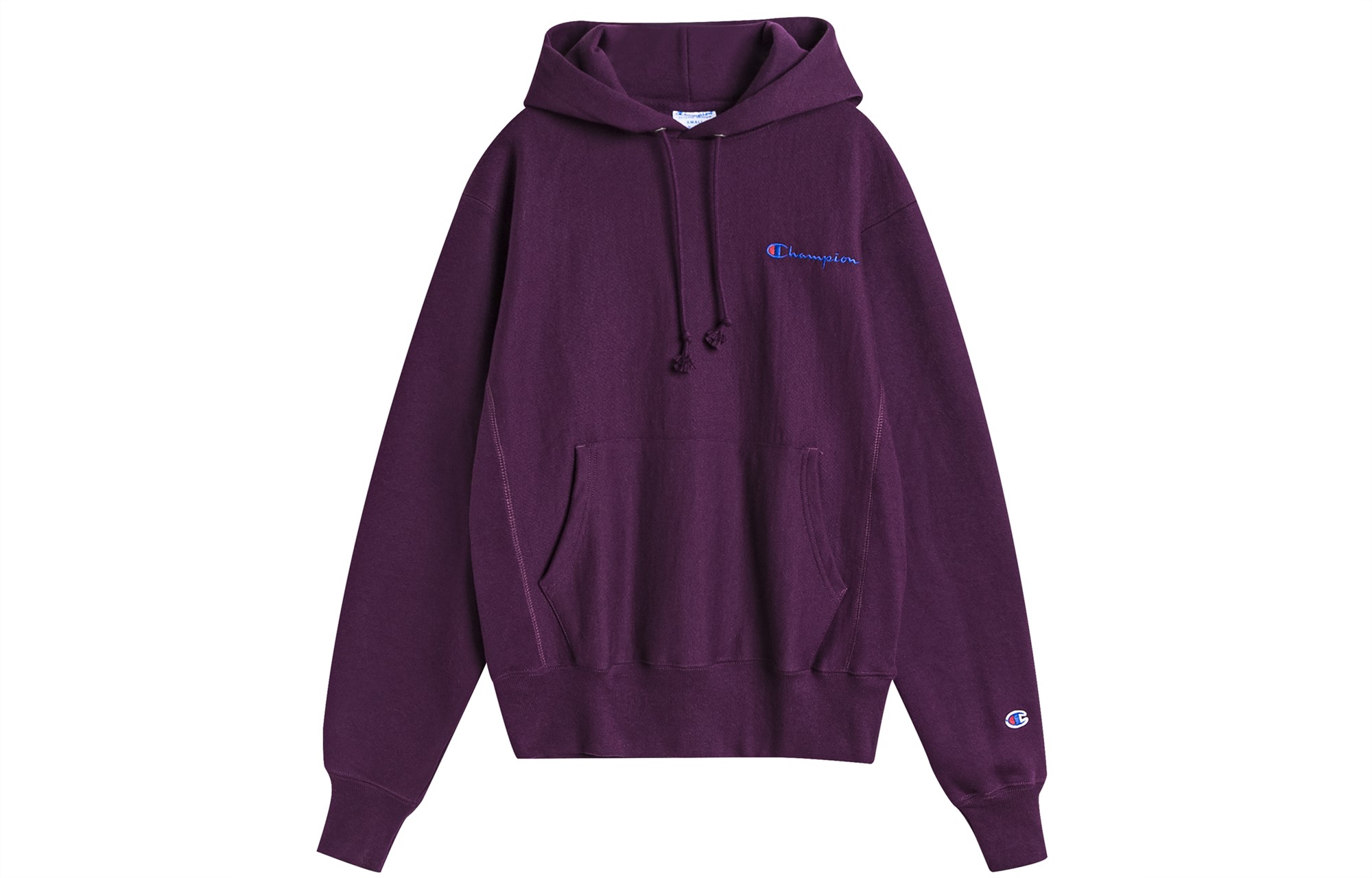 Champion Script Logo Embroidered Fleece Purple Sweatshirt Unisex (US Version) GF68-Y06819-T1F