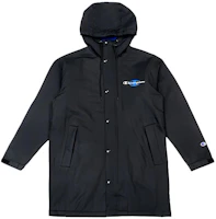 Champion Script Logo Fleece Jacket Japan Edition Unisex Black C3-S605-M201 Champion Script Logo Fleece Jacket Japan Edition Unisex Black C3-S605-M201