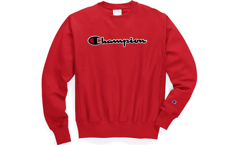 Champion Script Logo Fleece Pullover Hoodie Red (Unisex US Edition) GF70-Y07470-2WC