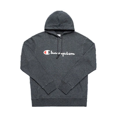 Champion Script Logo Hoodie Japan Edition Unisex Grey C3-Q102-C089