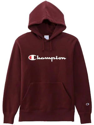 Champion 日本版經典文字Logo連帽衫-寬鬆版, 男女適用, 酒紅色 C3-J117WINERED Buy Champion 日本版經典文字Logo連帽衫-寬鬆版, 男女適用, 酒紅色 C3-J117WINERED