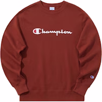 Champion Script Logo Lightweight Crewneck Pullover Sweatshirt Unisex C3-Q002-1 Champion Script Logo Lightweight Crewneck Pullover Sweatshirt Unisex C3-Q002-1