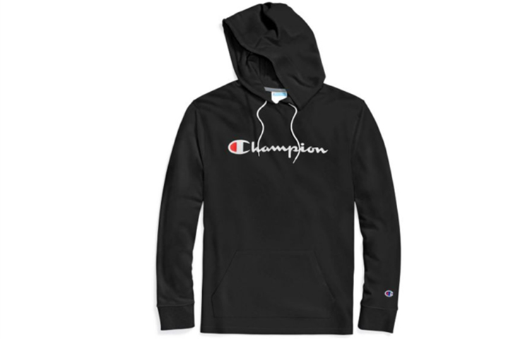 Champion Script Logo Lightweight Pullover Sweatshirt Unisex Black (US Version) T4177-003