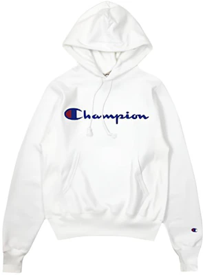 Champion Script标志白色连帽衫(男女通用,美国版) GF68-Y07471-WHC Buy Champion Script标志白色连帽衫(男女通用,美国版) GF68-Y07471-WHC