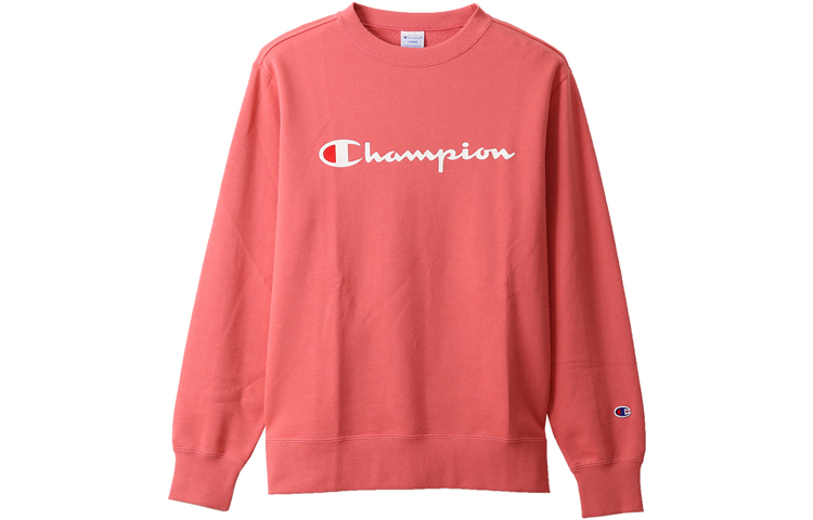 Champion Script Logo Print Crewneck Sweatshirt Japan Edition Unisex - Pink C3-Q002-920