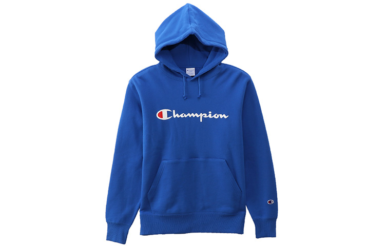 Champion Script Logo Print Sweatshirt Japan Edition Unisex - Navy Blue C3-Q102-M604