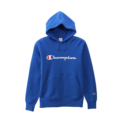 Champion Script Logo Print Sweatshirt Japan Edition Unisex - Navy Blue C3-Q102-M604