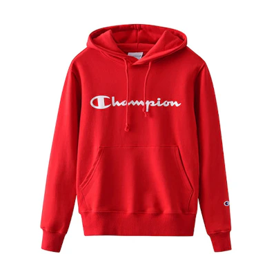 Champion Script Logo Printed Hoodie Japanese Edition Red () C3-Q102-M401