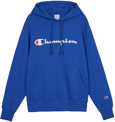 Champion 日版字母Logo連帽衫 男女款 藍色 C3-J117-327 Buy Champion 日版字母Logo連帽衫 男女款 藍色 C3-J117-327