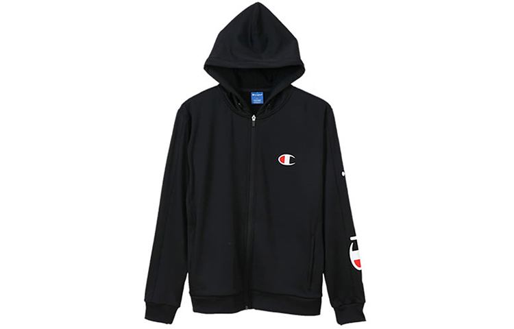 Champion Script Logo Zip-Up Hoodie Jacket Unisex C3-PS110
