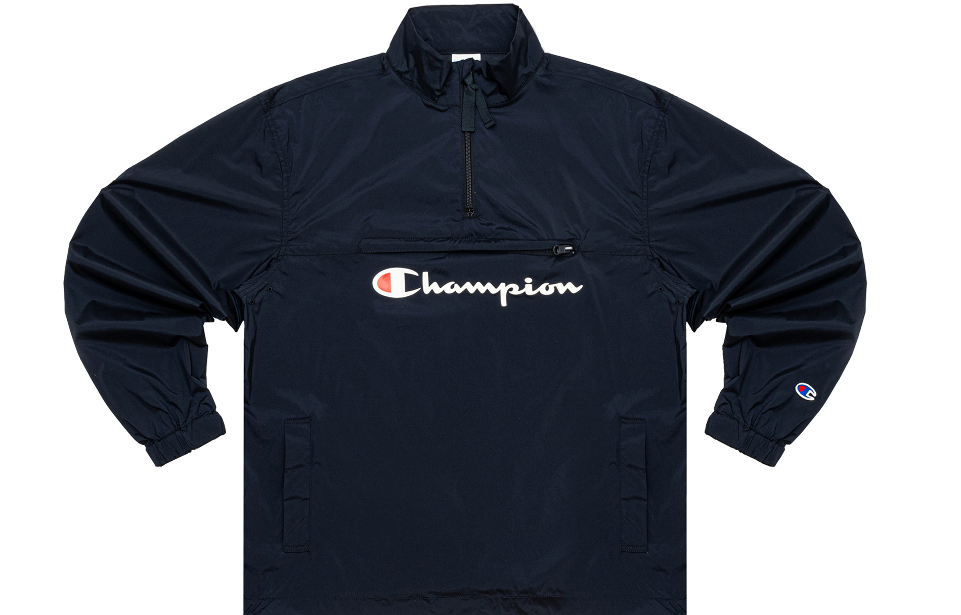 Champion Script Logo Zip-Up Jacket Japan Edition Unisex - Navy Blue C3-SG601-M603