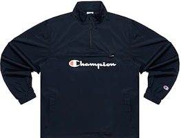 Champion Script Logo Zip-Up Jacket Japan Edition Unisex - Navy Blue C3-SG601-M603 Champion Script Logo Zip-Up Jacket Japan Edition Unisex - Navy Blue C3-SG601-M603