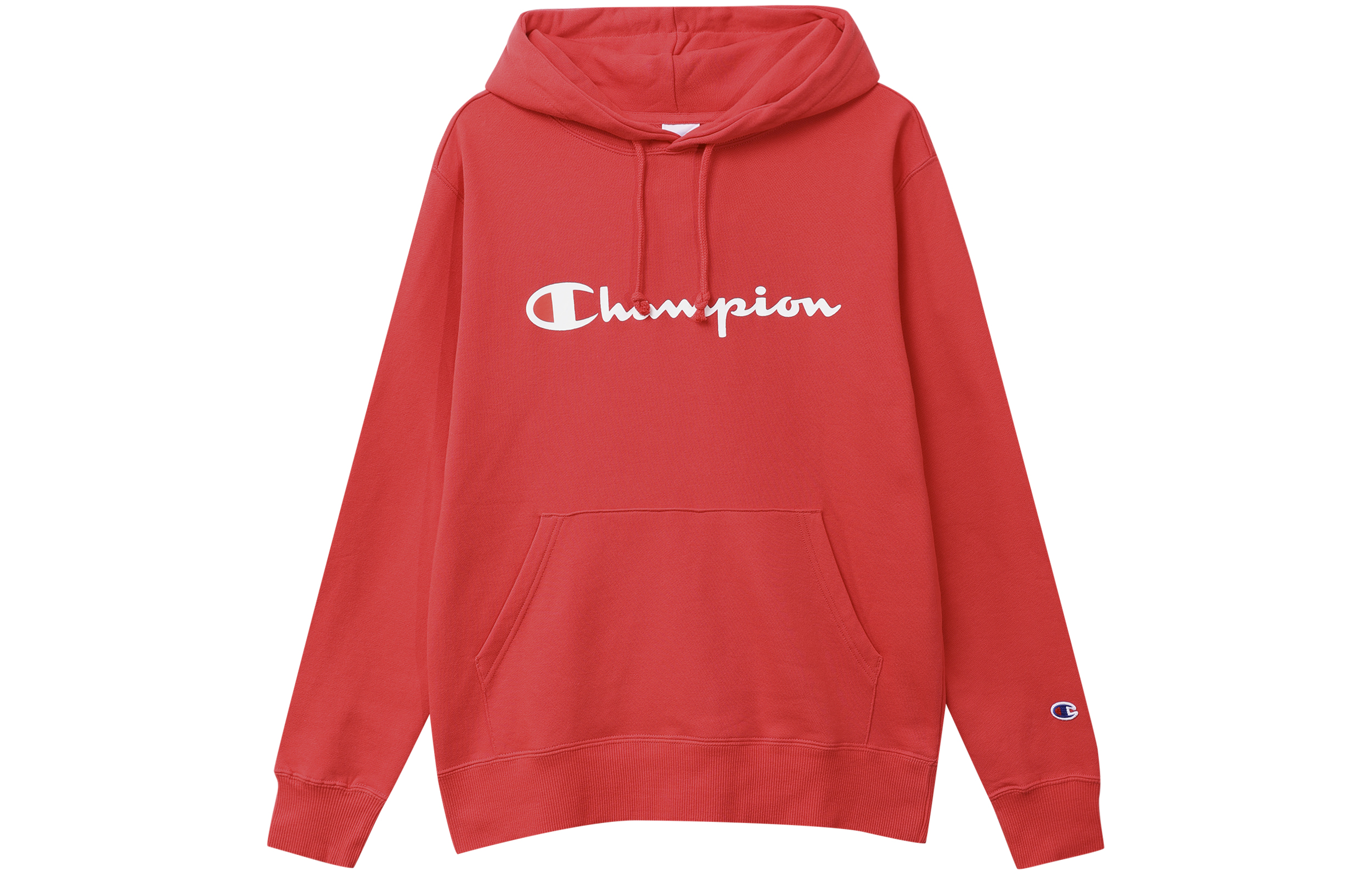 Champion Script Pullover Hoodie Red Japan Edition Unisex C3-J117RED