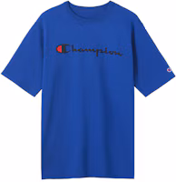Champion Short Sleeve T-Shirt Unisex U.S. Version - Royal Blue. GT19-3 Champion Short Sleeve T-Shirt Unisex U.S. Version - Royal Blue. GT19-3