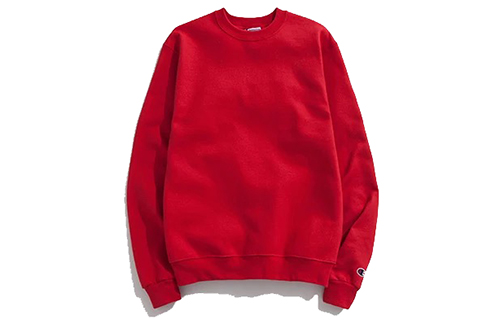 Champion Single Cuff Logo Pullover Hoodie Red (Unisex, US Version) S600-SK