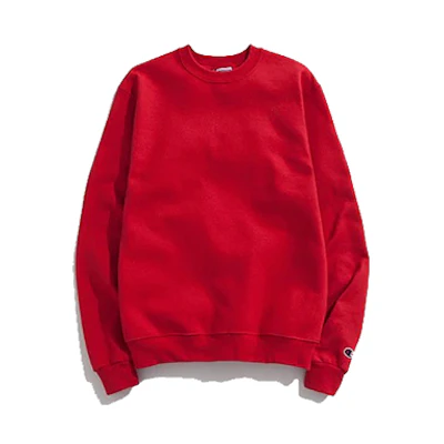 Champion Single Cuff Logo Pullover Hoodie Red (Unisex, US Version) S600-SK