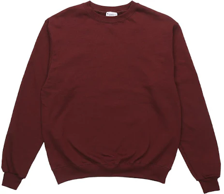 Champion Single Logo Cuff Fleece Pullover Hoodie Unisex Maroon (Versi AS) S600-MR Buy Champion Single Logo Cuff Fleece Pullover Hoodie Unisex Maroon (Versi AS) S600-MR