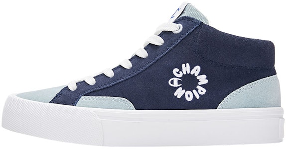 Champion基本款系列 Skate Classic High 1.0 刺繡Logo 高筒 滑板鞋 男款 藍色 Buy Champion基本款系列 Skate Classic High 1.0 刺繡Logo 高筒 滑板鞋 男款 藍色