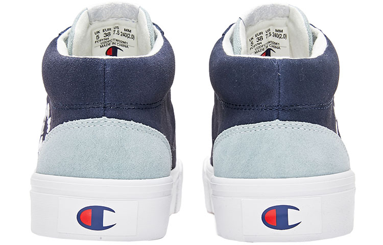 Shop Champion Skate Classic High 1.0 'Embroidered Logo Blue' U2DFCTM02M1