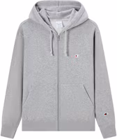 Champion Small C-Logo Zipper Hoodie Unisex Gray Japan Edition C3-Q103-070 Champion Small C-Logo Zipper Hoodie Unisex Gray Japan Edition C3-Q103-070