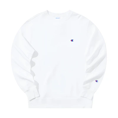 Champion Small C Embroidered Fleece Crewneck Sweatshirt Unisex - Japan Edition C3-Q006