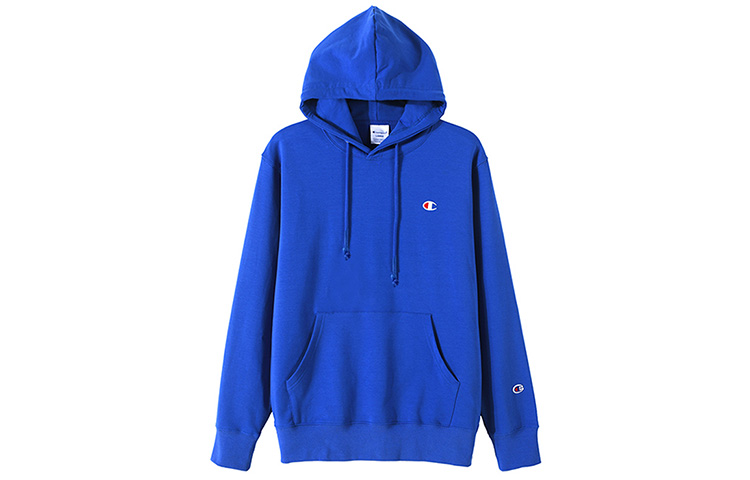 Champion Small C Embroidered Logo Pullover Sweatshirt Japan Edition Blue Unisex C3-Q101-327