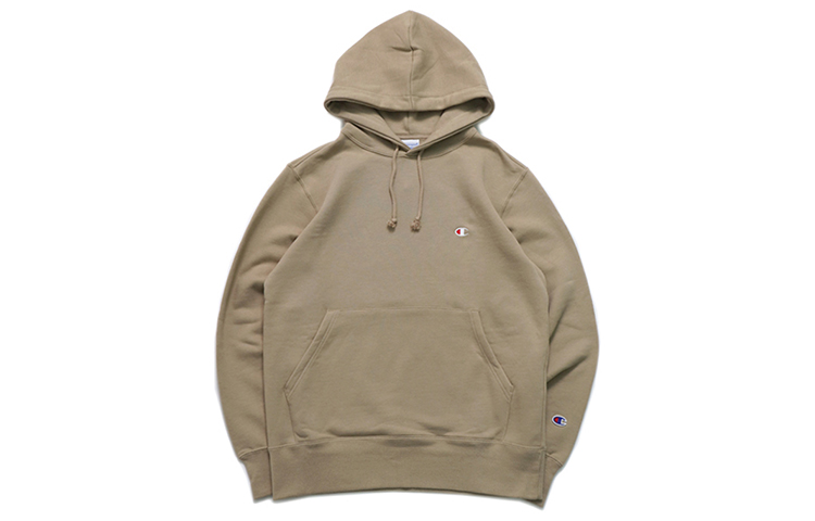 Champion Small C Embroidered Logo Sweatshirt Japanese Edition Unisex Beige C3-Q101-780