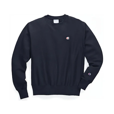Champion Small C Pullover Fleece Sweatshirt Navy Unisex Couples Style (US Version) GF70-Y06145-NYC