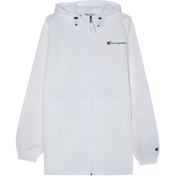 Champion Small Logo Casual Fit Script Jacket Unisex White V1015-549369-045