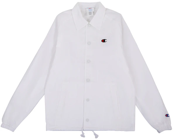 champion-small-logo-coach-jacket-unisex-white-long-sleeve-v0100-white