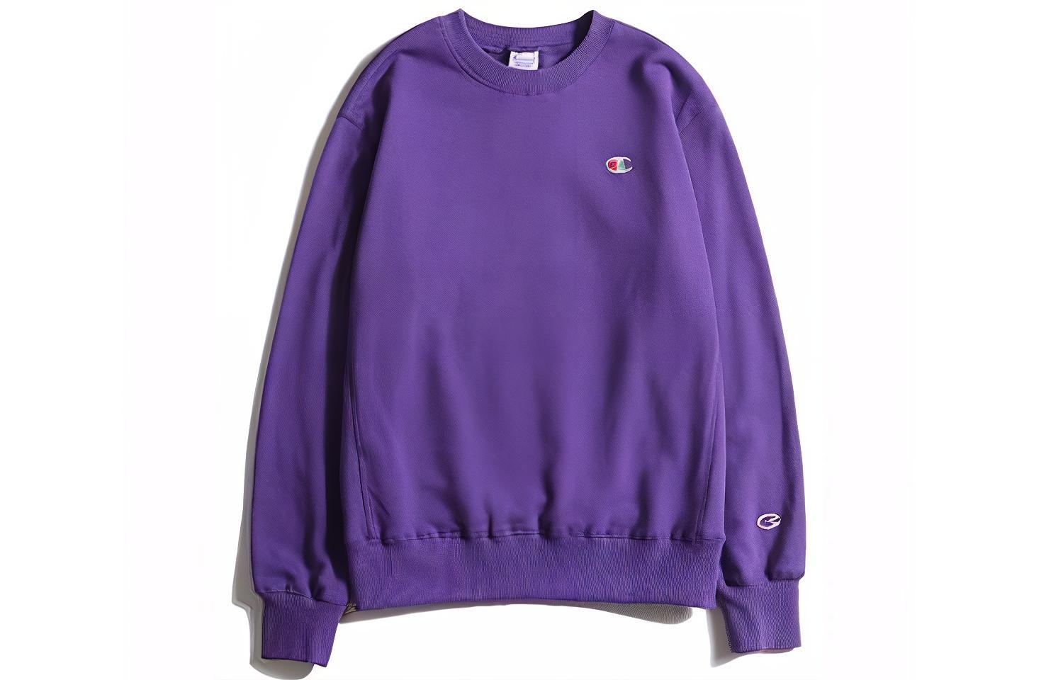 Champion Small Logo Crewneck Sweatshirt Unisex Purple (US Version) GF70-Y06145-3