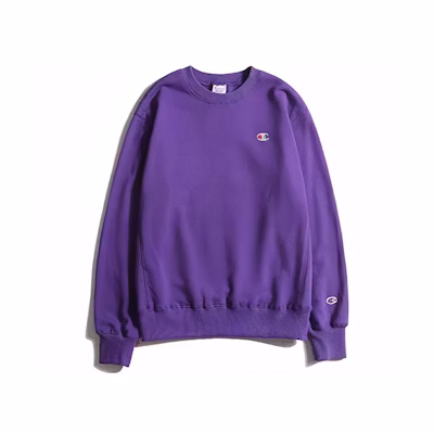 Champion Small Logo Crewneck Sweatshirt Unisex Purple (US Version) GF70-Y06145-3