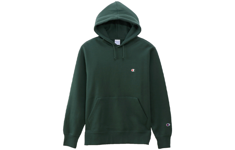 Champion Small Logo Embroidered Fleece Hoodie Unisex C3-Q105-570