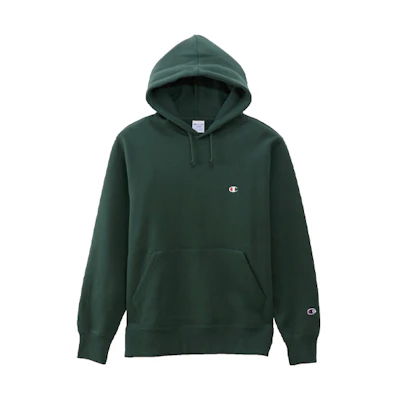 Champion Small Logo Embroidered Fleece Hoodie Unisex C3-Q105-570