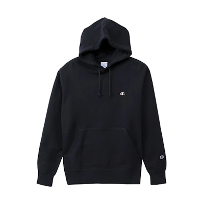 Champion Small Logo Embroidered Geometric Pattern Sweatshirt Navy Unisex Japan C3-C118NAVY