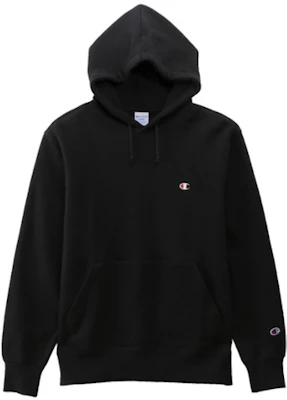 Champion 小Logo刺繡日本款黑色男女款套頭衛衣 C3-C118BLACK Buy Champion 小Logo刺繡日本款黑色男女款套頭衛衣 C3-C118BLACK