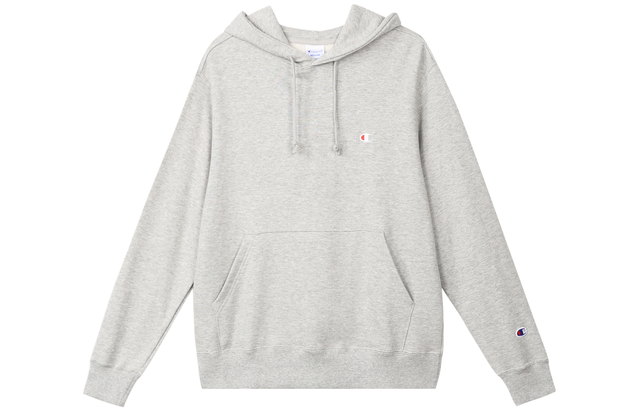 Champion Small Logo Pullover Hoodie Gray - Unisex Casual Streetwear Japan Edition C3-Q101-D-C070