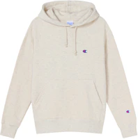 Champion Small Logo Pullover Sweatshirt Japan Edition Oatmeal Unisex Couples Style C3-Q101-810 Champion Small Logo Pullover Sweatshirt Japan Edition Oatmeal Unisex Couples Style C3-Q101-810