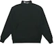 Lookbook Champion Small Logo Snap Button Mid-High Collar Fleece Sweatshirt Unisex Black UM-SSW12-M201