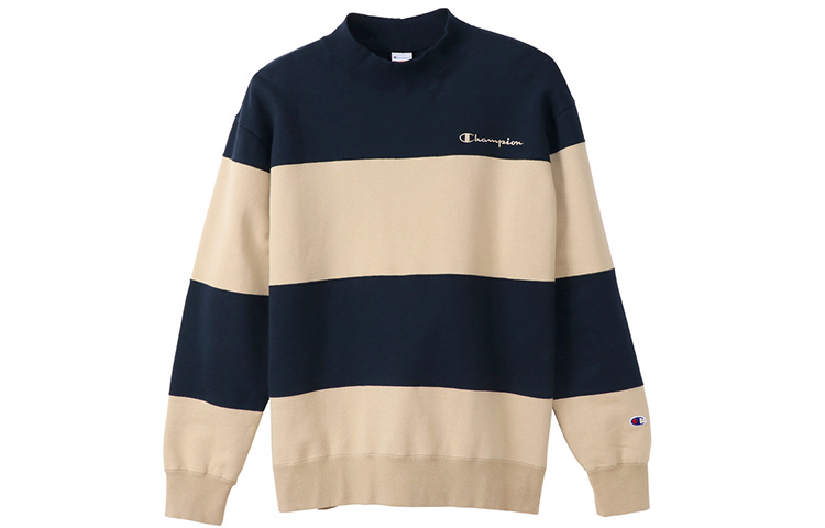 Champion Small Script Logo Fleece Crewneck Sweatshirt Unisex Blue Winter Gift C3-S020-M680