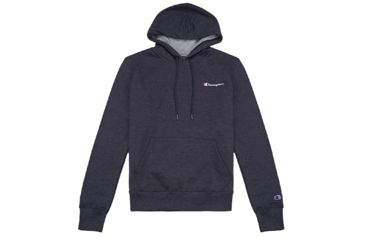 Champion Small Script Logo Fleece Pullover Hoodie Dark Grey (Unisex Winter Edition) GF89H-Y08160-G61