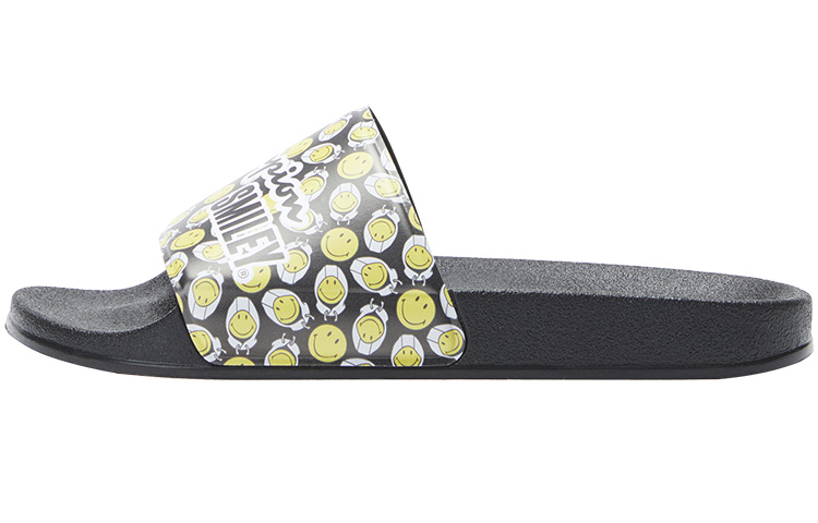 Buy Champion Smiley x Slide European Version 'Full Print Smiley Logo Black' E8-VSD01-M294