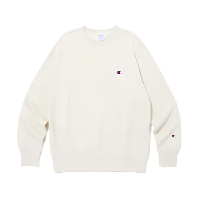 Champion Solid Color Loose Fit Crewneck Pullover Sweatshirt CKTS3F302CR